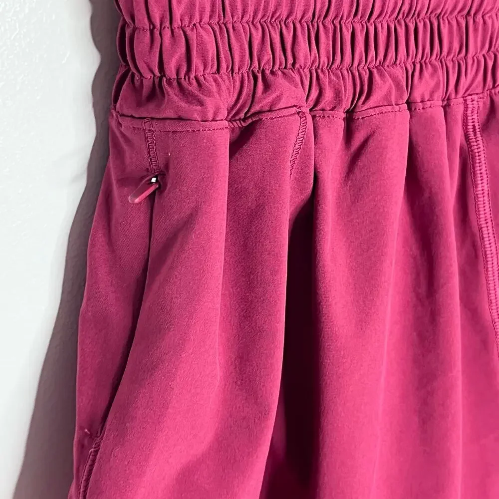 Lululemon Hotty Hot Short Womens Size 4 Red Running Shorts